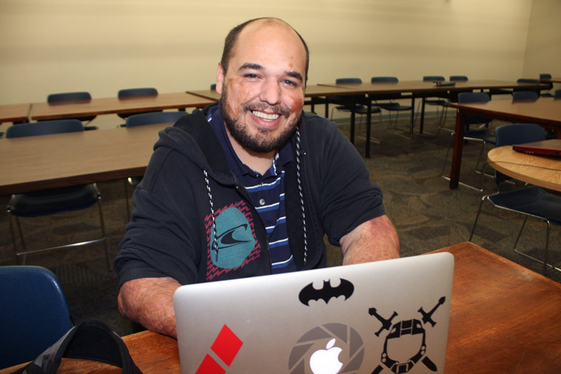 Christian Mignacca, a participant in Providence Public Library's Rhode Coders program Christian Mignacca, a participant in Providence Public Library's Rhode Coders program