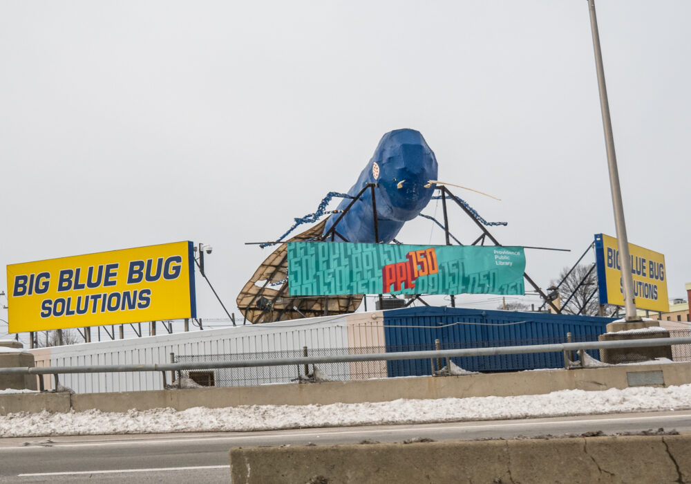 The PPL 150 banner displayed by the Big Blue Bug