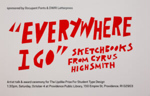 Cyrus Highsmith exhibition poster